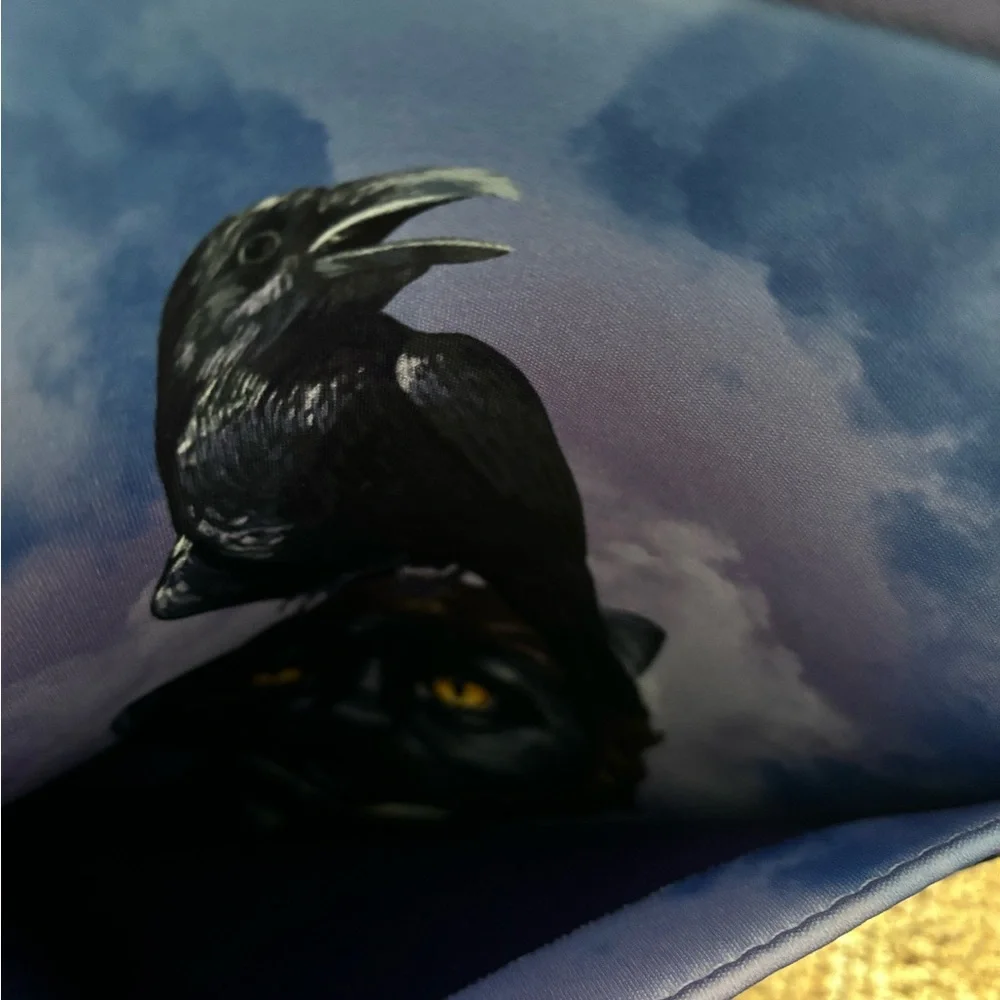 Barnes & Noble Edgar Allan Poe Purple Tablet Sleeve with Yellow Accent